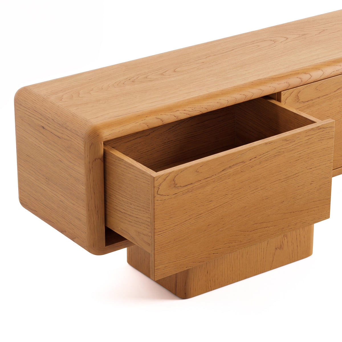 Beton 4 Drawer in Golden Oak by Paradox Movement
