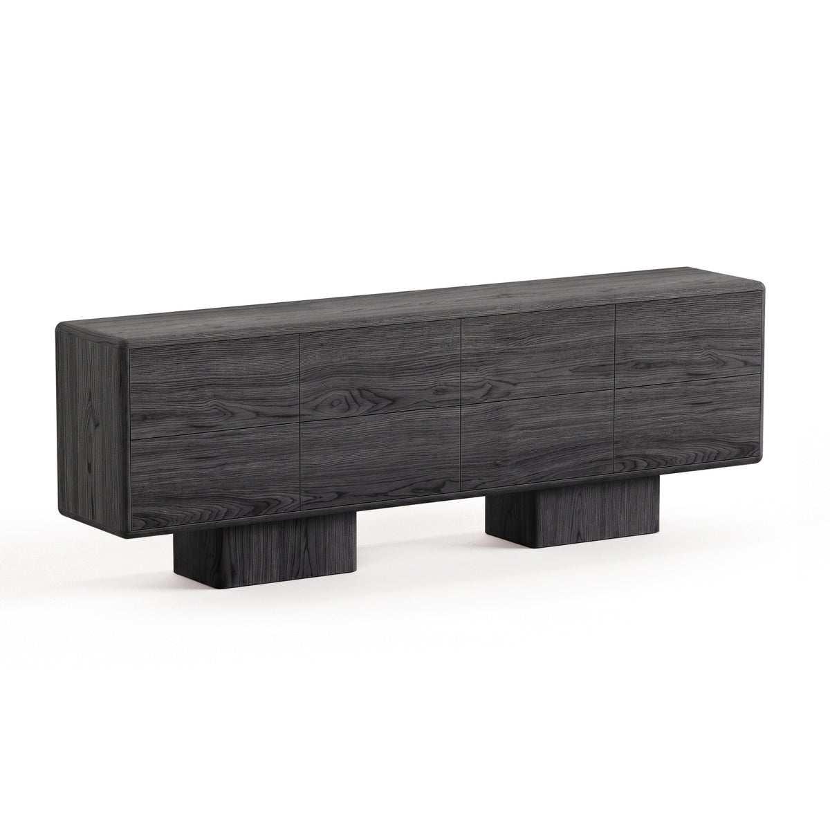 Beton 8 Drawer in Charcoal Oak by Paradox Movement