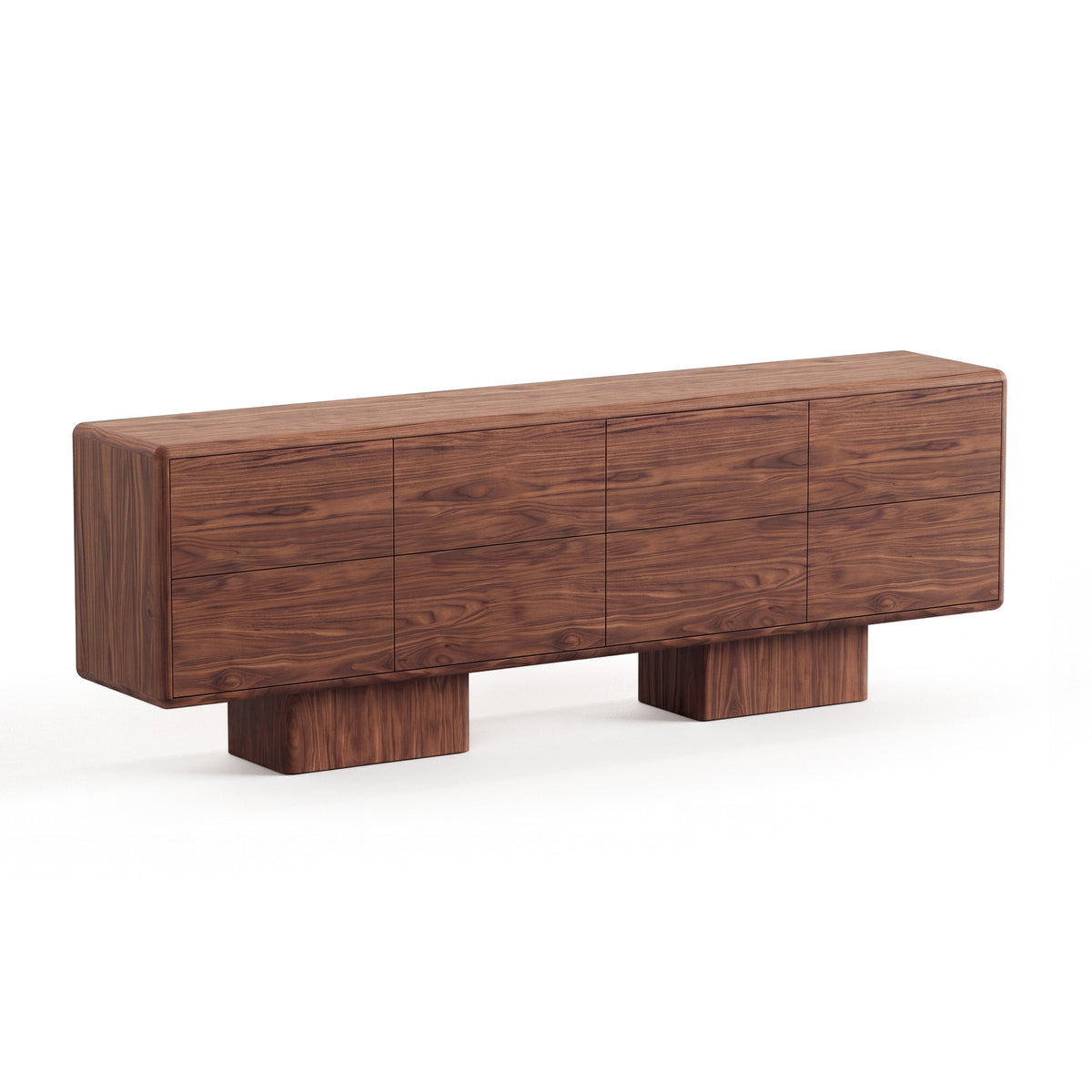 Beton 8 Drawer in American Walnut by Paradox Movement