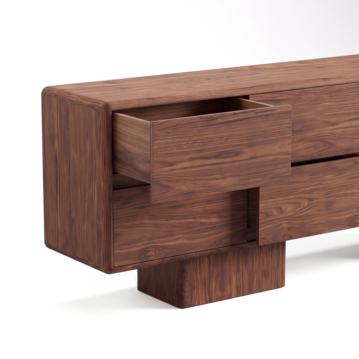 Beton 8 Drawer in American Walnut by Paradox Movement