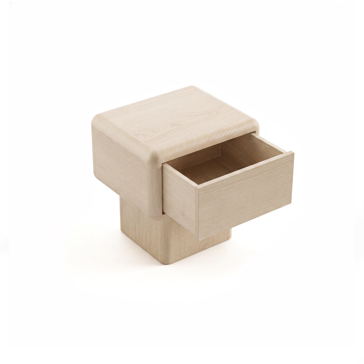 Beton 1 Drawer in Blonde Oak by Paradox Movement