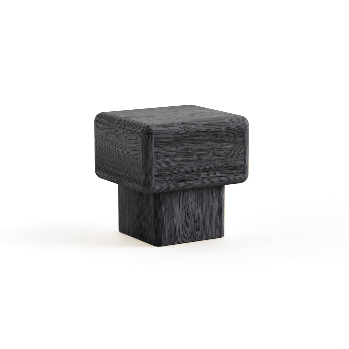 Beton 1 Drawer in Charcoal Oak by Paradox Movement