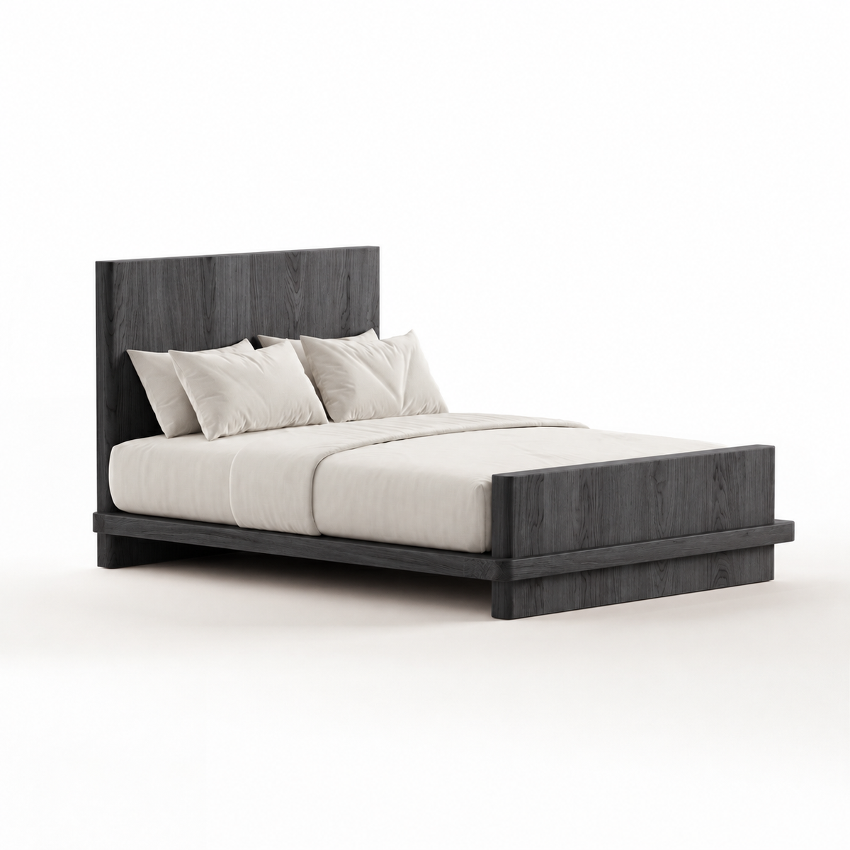 Massa Bed in Charcoal Oak by Paradox Movement