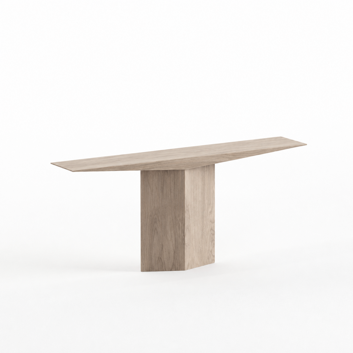Rubis Console in Blonde Oak by Paradox Movement