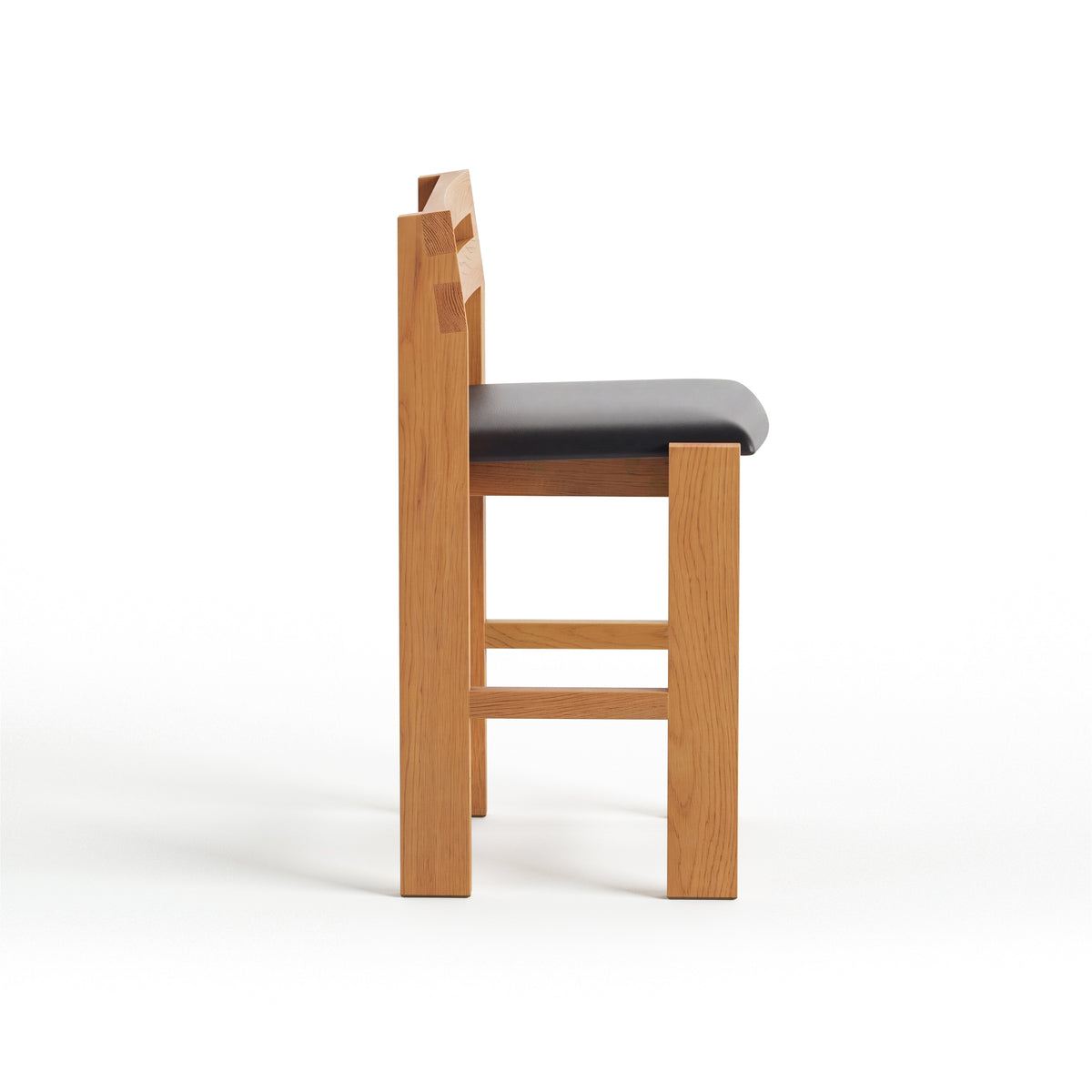 Reyk Stool in Golden Oak by Paradox Movement