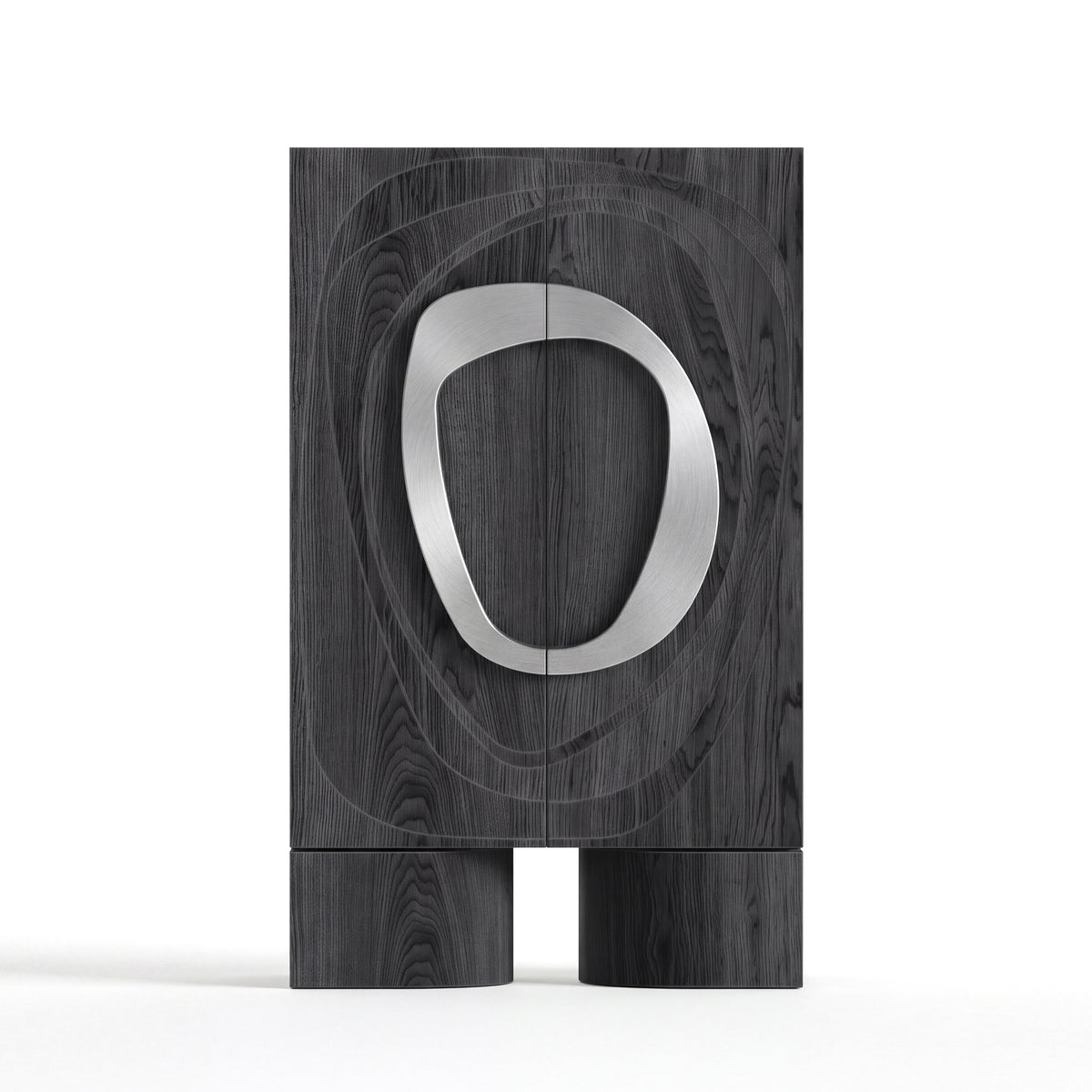 Obelisk Cabinet in Charcoal Oak by Paradox Movement