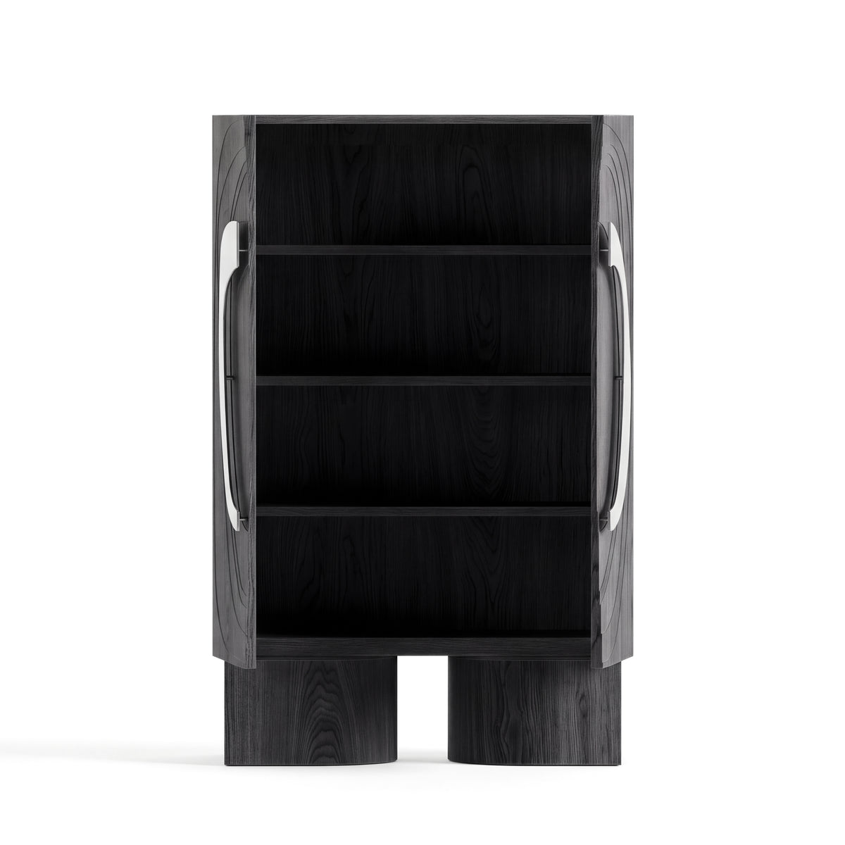 Obelisk Cabinet in Charcoal Oak by Paradox Movement