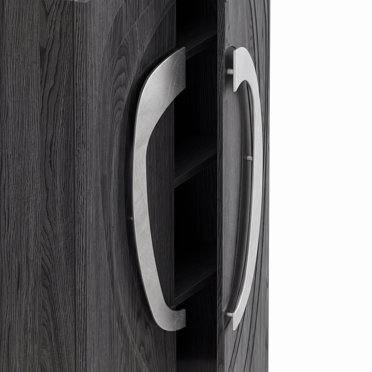 Obelisk Cabinet in Charcoal Oak by Paradox Movement