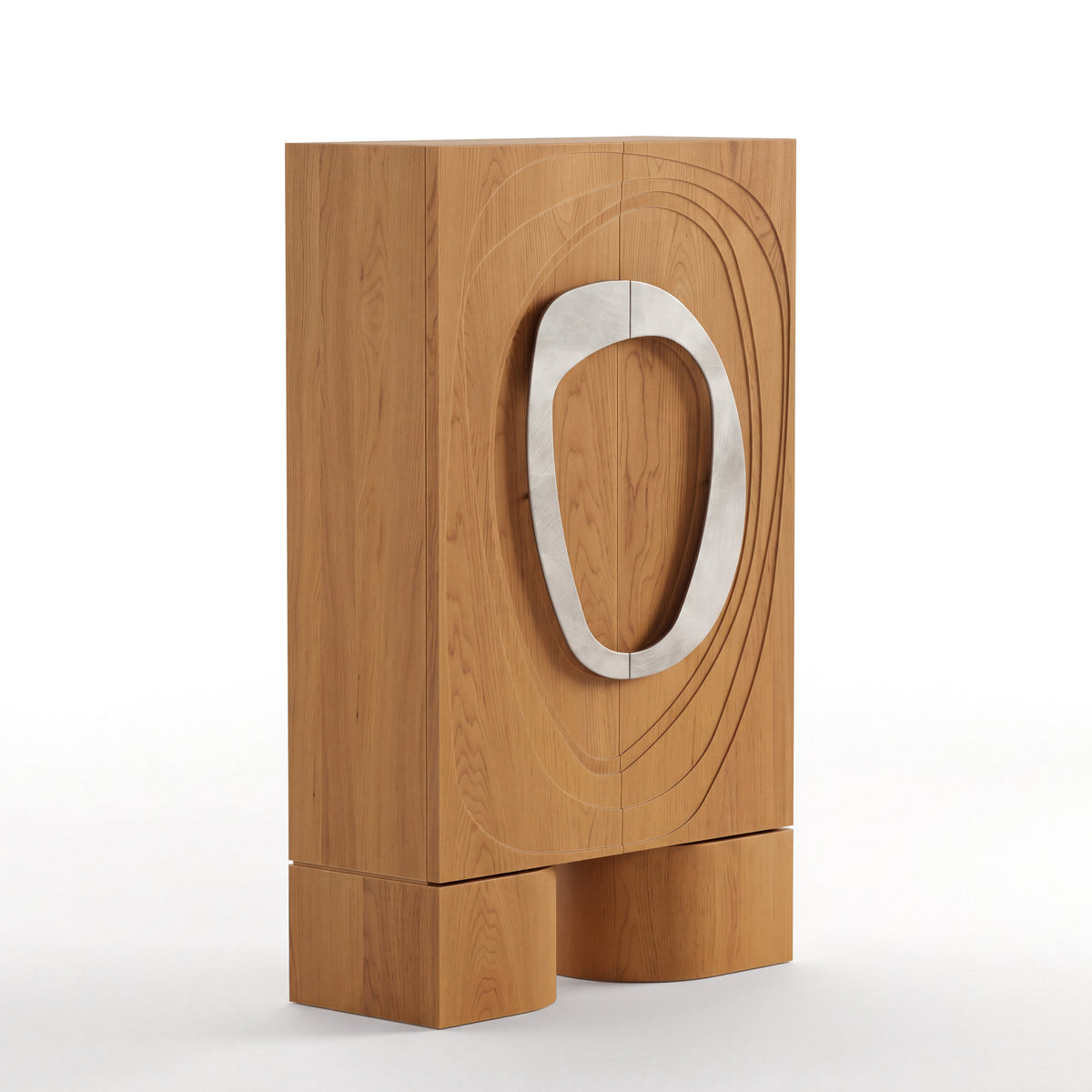Obelisk Cabinet in Golden Oak by Paradox Movement