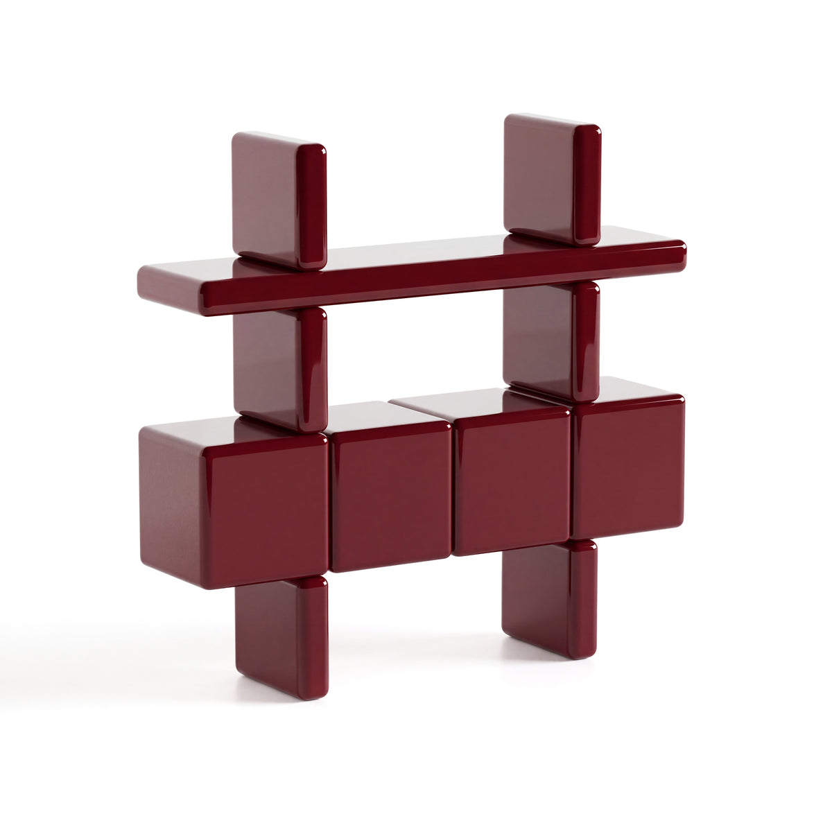 Mou Credenza in Burgundy by Paradox Movement