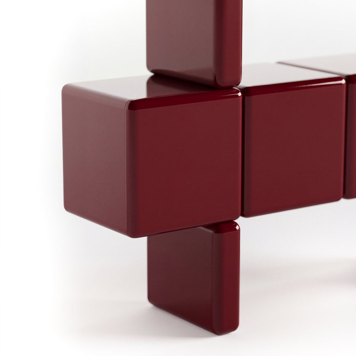Mou Credenza in Burgundy by Paradox Movement