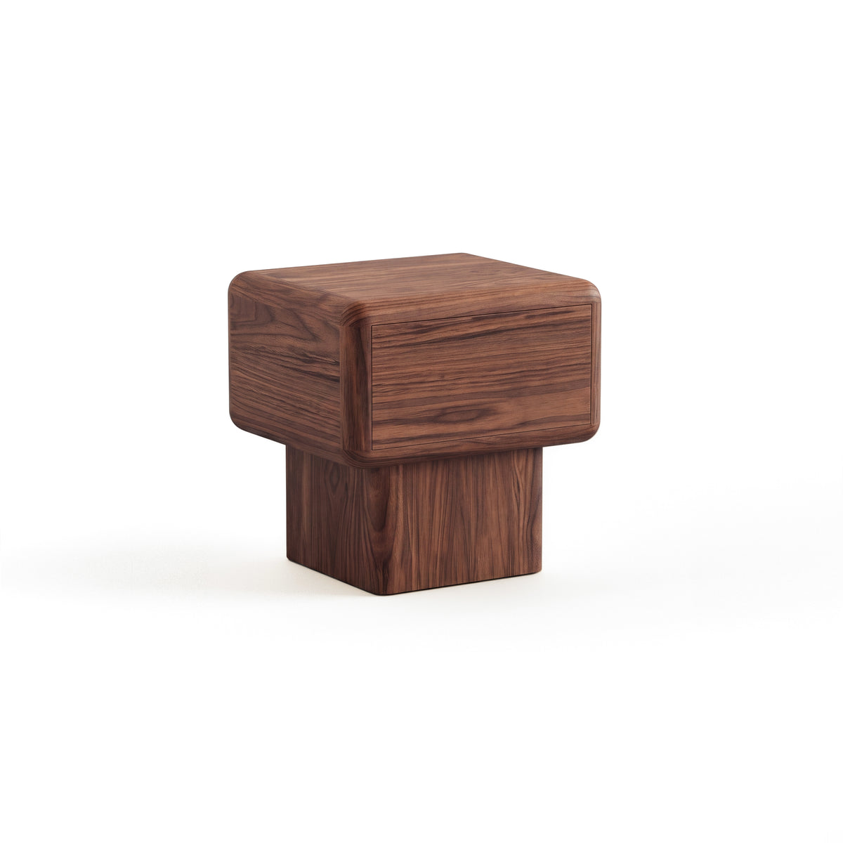 Beton 1 Drawer in American Walnut by Paradox Movement