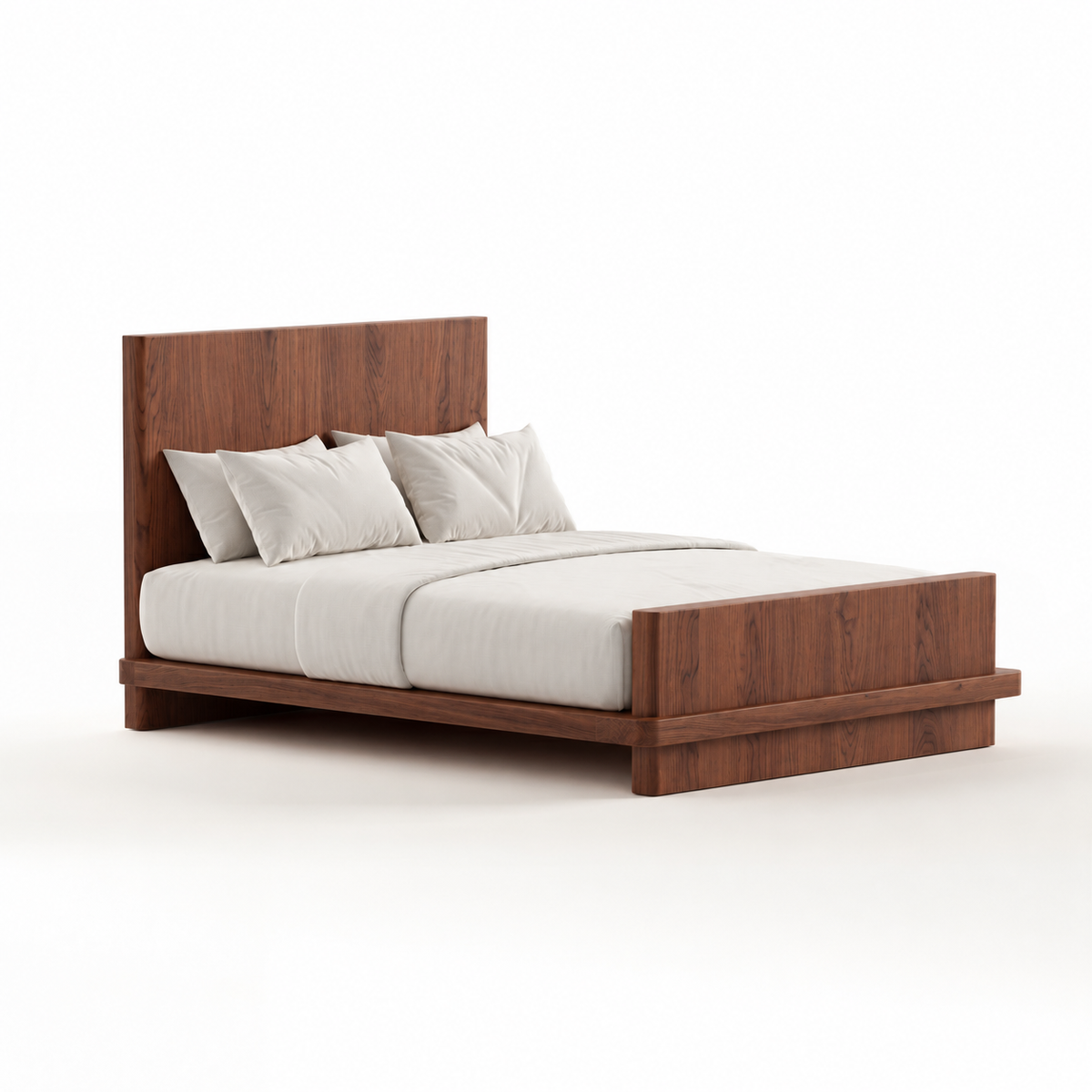 Massa Bed in American Walnut by Paradox Movement